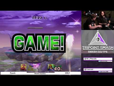 Pooch (Sheik) vs ORLY (Falcon) - Tripoint Smash #26 PM Winners Quarters