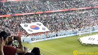 South Korea national anthem "Aegukga" (애국가/愛國歌) | South Korea🇰🇷 vs Ghana🇬🇭 | Qatar World Cup 2022