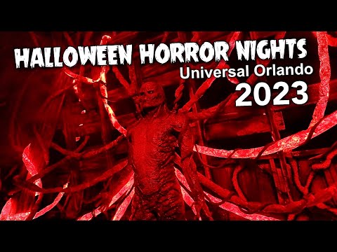 Halloween Horror Nights 2023 - ALL Houses and ScareZones (Universal Orlando RIP TOUR) 4K