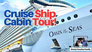 Royal Caribbean Oasis of the Seas Ocean View Balcony Cabin Tour | Cruise Room Walkthrough
