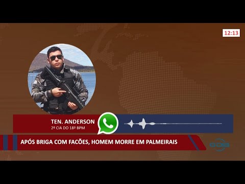 ApoÌs briga com facoÌƒes, homem morre em Palmeirais 25 10 2021