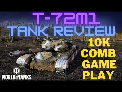 T-72M1 Tank Review With 10k Comb Gameplay. World of Tanks Console.