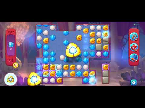 Fishdom gameplay level 2207