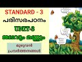 ജലവും മണ്ണും STD 3 EVS UNIT 3 Class 3 New Parisarapadanam Textbook Unit 3 Edu 