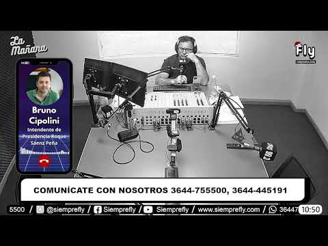 🔴𝗖𝗢𝗠𝗨𝗡𝗜𝗖𝗔𝗖𝗜𝗢́𝗡 𝗧𝗘𝗟𝗘𝗙𝗢́𝗡𝗜𝗖𝗔┃Bruno Cipolini - Intendente de Pcia. Roque Sáenz Peña