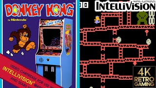 Donkey Kong Intellivision 4k Gameplay