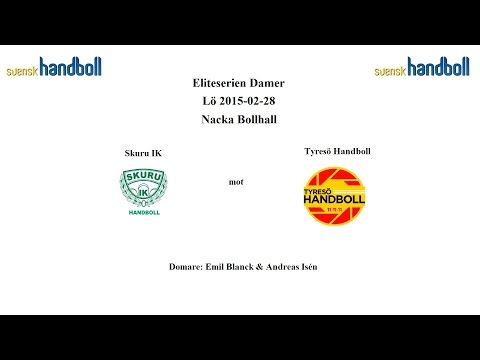 Skuru IK mot Tyresö Handboll - Eliteserien Damer - 2015-02-28