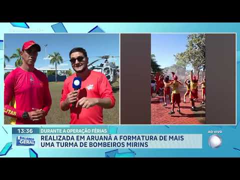 Nova turma de bombeiros mirins é formada em Aruanã