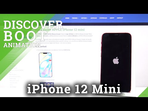 Welcoming Panel on iPhone 12 mini – Boot Animation