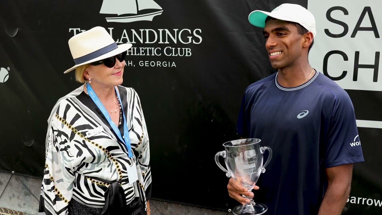 2026 Savannah Challenger Singles Champion: Nishesh Basavareddy Interview