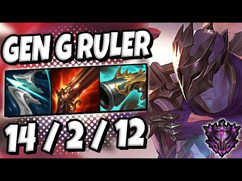 Jhin vs Ezreal ADC [ Gen G Ruler ] Patch 11.23 Korea Master ✅