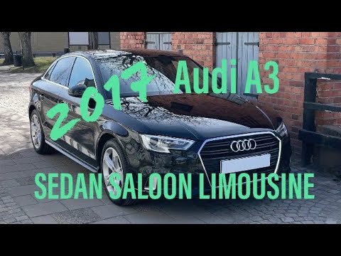 2017 Audi A3 1.0TFSI 30TFSI Sport Sedan Saloon Limousine