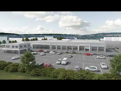 Visualisierung eines Autohauses in Wiesbaden