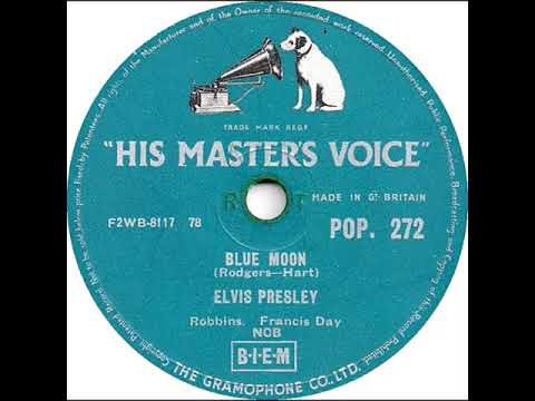 UK New Entry 1956 (169) Elvis Presley - Blue Moon