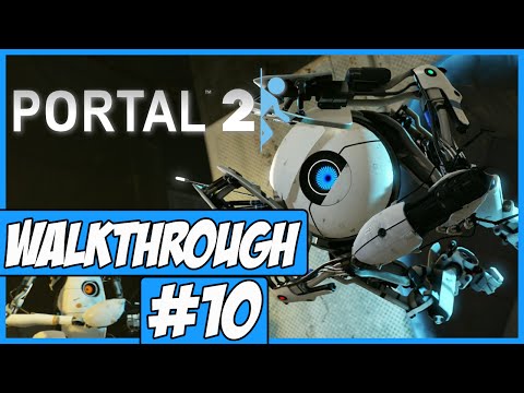 Portal 2 Co-Op Walkthrough Ep.10 w/Angel & Will - Cube Wont Catch!