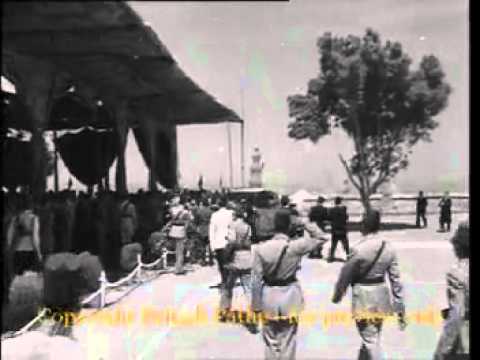 King Farouk Leads Cairo Pageantry    British Pathé