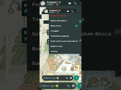 Tutorial Dibalas 2 kali di whatsmock pro btw tutor whatsmock pro udh ada ya #short #tutorial