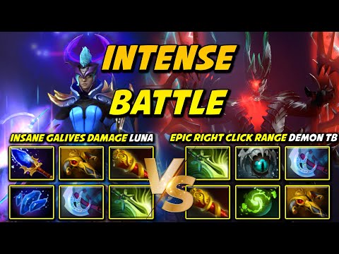 INTENSE HARD CARRY BATTLE | INSANE GLAIVES DMG LUNA VS. BRUTAL RIGHT CLICK RANGE DEMON TERRORBLADE