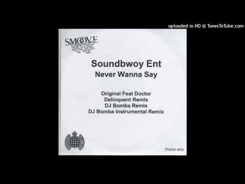 Soundbwoy Ent – Never Wanna Say (DJ Bomba Remix)