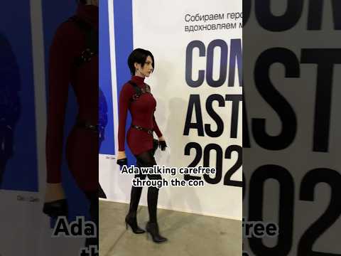 Ada x Leon at con 😏#cosplay #cosplayer #residentevil #residentevil4remake #leonkennedy #adawong