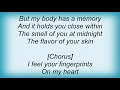 Joan Osborne - Fingerprints Lyrics