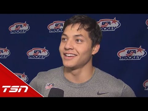 Leafs' prospect Robertson on beautiful deke, being in awe of Tavares, Spezza