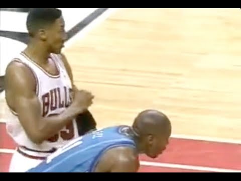 Scottie Pippen Defense on Glen Rice - 1998 ECSF Game 1