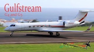 Gulfstream Departures !!! G4 and G5 @ St. Kitts Robert L. Bradshaw Int'l Airport