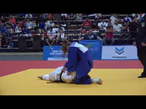 Cadet European Judo Championships - 2016 - KIPSHIDZE, Natalia (GEO)-DE SANTINI, Giulia (ITA)