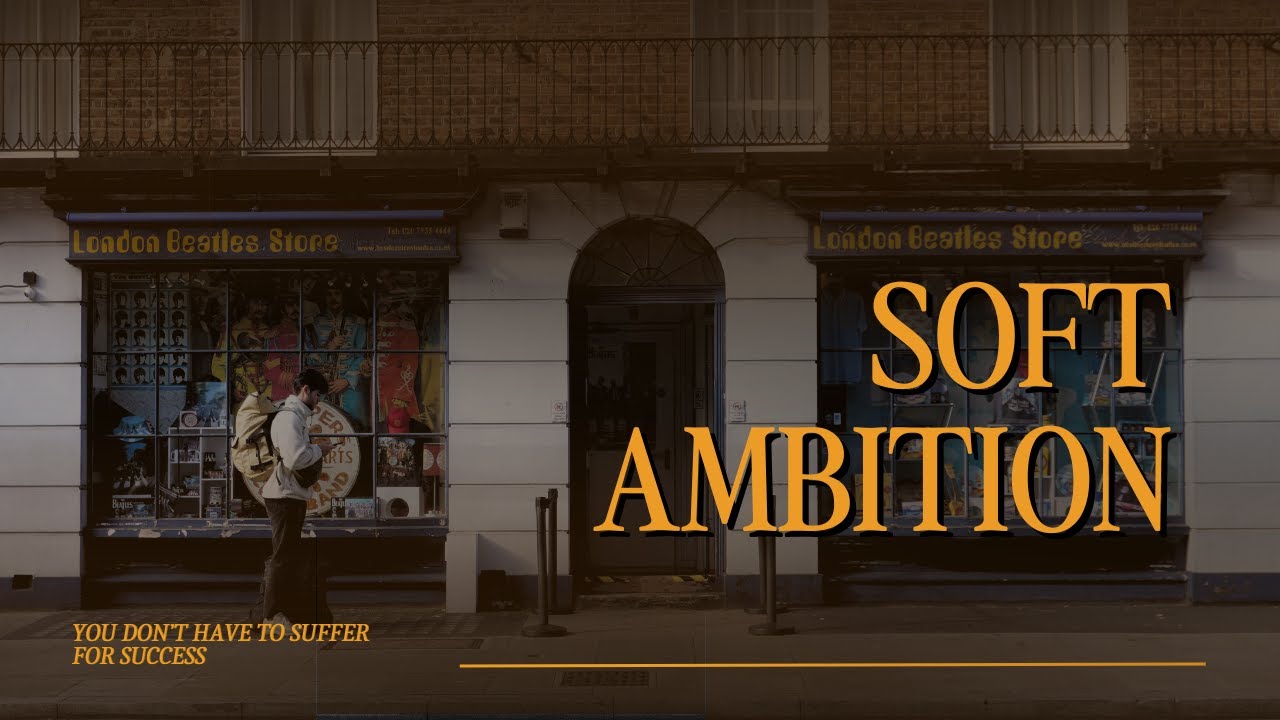 you don't have to suffer for success.