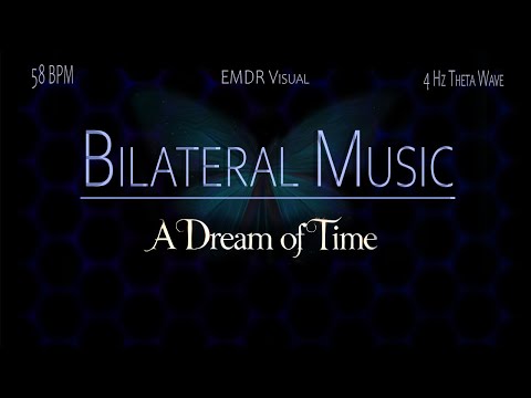 58 BPM Bilateral Music & EMDR Visual 🎧 Anxiety, PTSD, Stress Release | 4 Hz Binaural Theta Wave