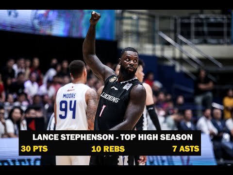Lance Stephenson - CBA LEAGUE - 林书豪 兰斯-史蒂芬森 辽宁 北京 - Nov 22, 2019 -  30 Pts, 10 Rebs, 7 Asts!!!