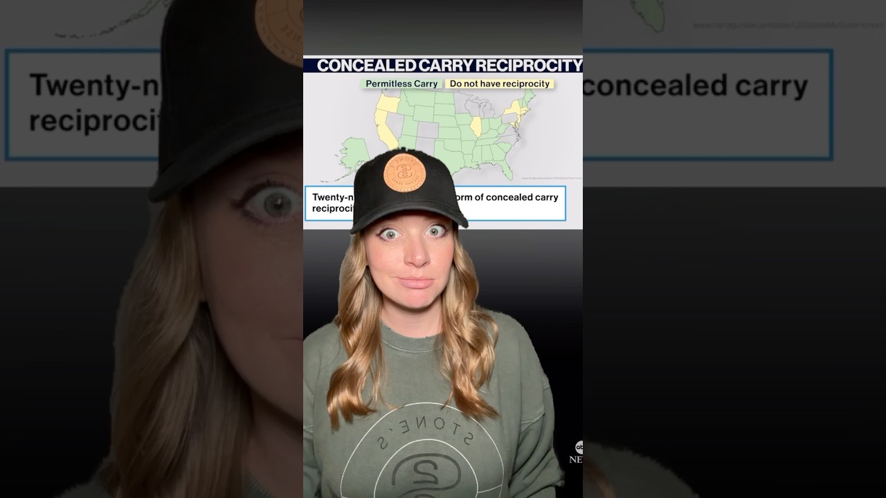 Gun Grabbers Say THIS Is Why Concealed Carry Reciprocity is Bad... 2ndamendment #shortsvideo #shorts