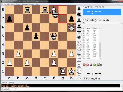 Key Moments in Chess History #144: Pillsbury v Lasker, London 1899 Rd 8
