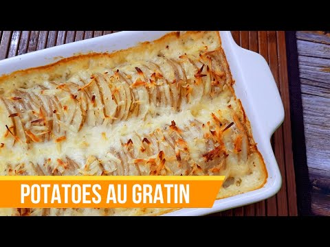 Potatoes Au Gratin Recipe | Easy Cheesy Potato Bake | Creamy Potato Side