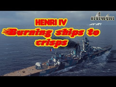 Henri IV - Burning ships to crisps