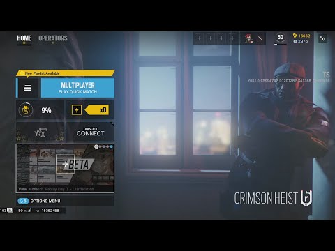Operation Crimson Heist Startup Menu Screen Flores Gameplay | Rainbow Six Siege Streamer Mode