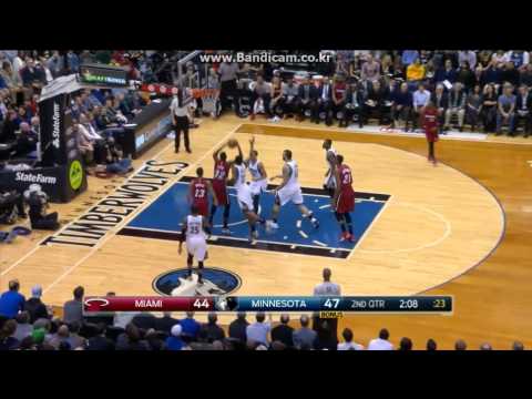 Andrew Wiggins Rejects James Ennis - 2015.02.04