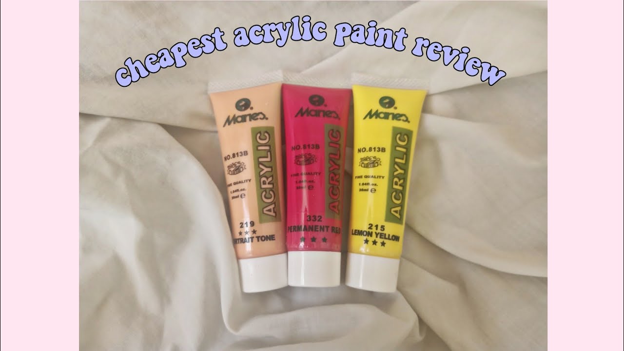 Maries acrylic paint review shopee
