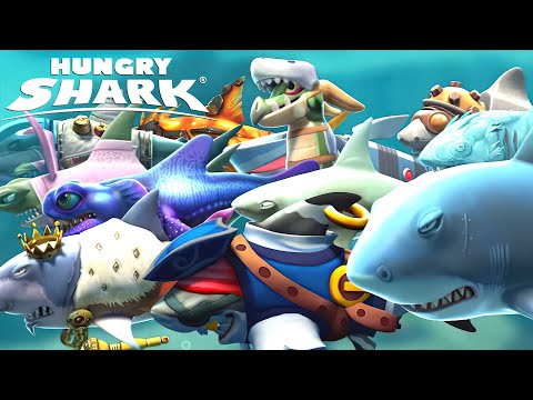 SPECIAL SHARKS ALL TRAILER MOVIE SHORTS COMPILATION THROUGH THE YEARS - Hungry Shark Evolution