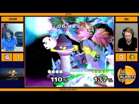 S@LT #100 | Cascade (Puff) vs Widl (Y.Link, Peach) - Winners Qtr Finals - SSBM Singles