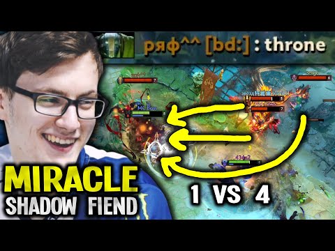 Miracle Shadow Fiend Mid Ez Game For Him [Full Match] | Dota 2 Pro Gameplay