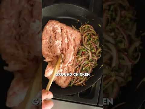 LOW CARB THAI CHICKEN LETTUCE WRAPS #FOODLOVER #DIET #HEALTHYFOOD #TASTY #CHEF