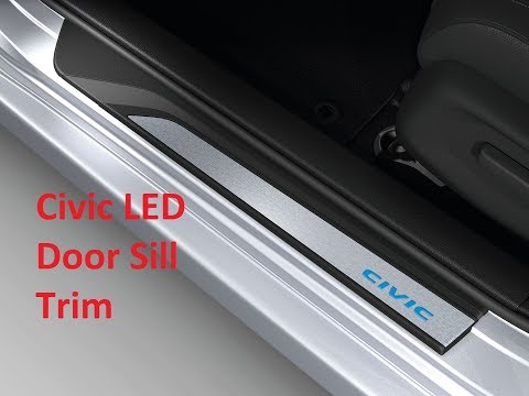 LED Door Sill Trims Install - Honda Civic 10th Gen Hatchback
