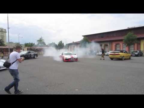 Modball Rally 2013 - Martini Audi R8 Fail at the finish line!