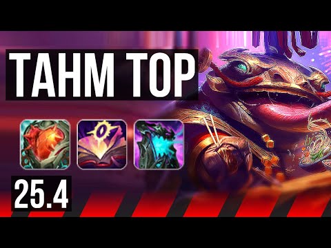 TAHM KENCH vs TRUNDLE (TOP) | 8/1/9, Godlike | EUW Master | 25.4