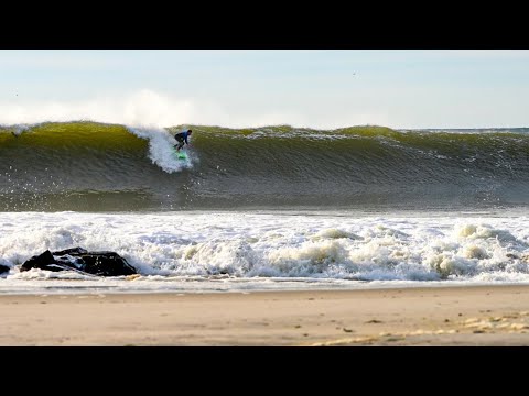 EPIC HURRICANE LEE SURFING IN NEW YORK