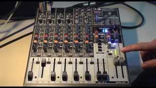 Video thumbnail for How to use a Behringer 1204FX mixer for live sound reinforcement by MDTV3