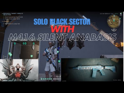 Once Human - Solo Black Sector with M416 Silent Anabasis Frost Vortex