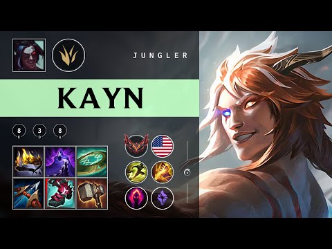 Kayn Jungle vs Ekko - NA Grandmaster Patch 25.24